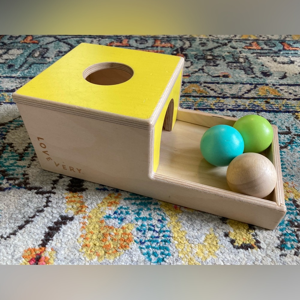 LOVEVERY Wood Ball Drop From Inspector Play Set